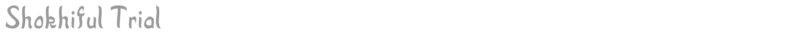 Shokhiful font preview
